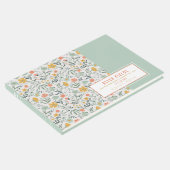美しい植物花をパーソナライズ ゲストブック (コーナー)
