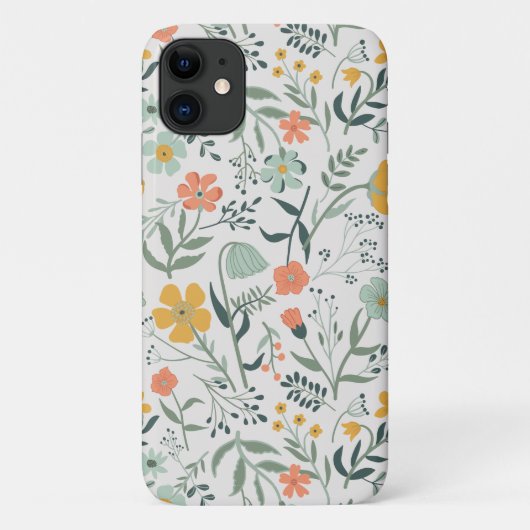 美しい植物花柄 Case-Mate iPhoneケース (裏面)