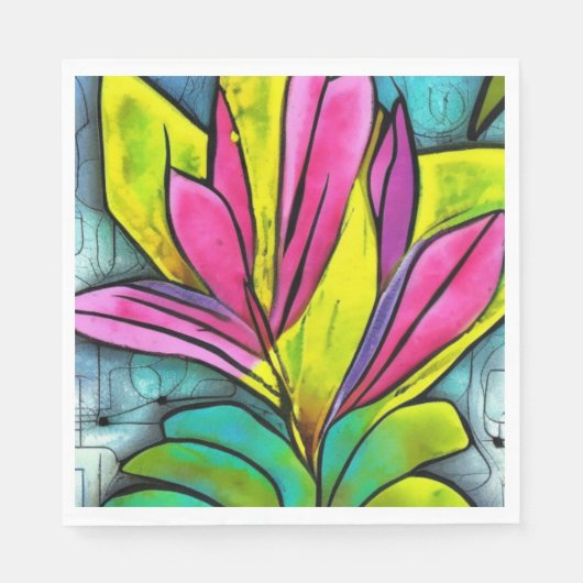 美しい植物 スタンダードランチョンナプキン (正面)