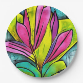 美しい植物 ペーパープレート