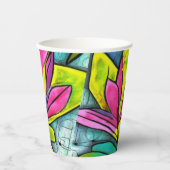 美しい植物 紙コップ (正面)