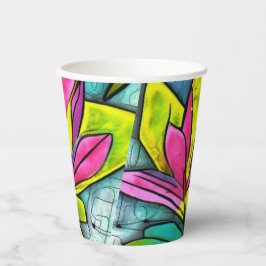 美しい植物 紙コップ