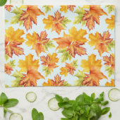 美しい楓の葉 キッチンタオル (折り畳み)