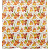 美しい楓の葉 シャワーカーテン (正面)