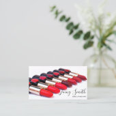 美しい業界で目立つ：化粧 名刺 (スタンド正面)