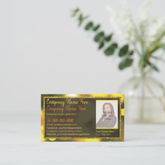 美しい業界の髪、爪、 ネイル、化粧、まつげ、写真 名刺 (スタンド正面)