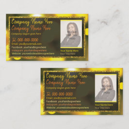 美しい業界の髪、爪、 ネイル、化粧、まつげ、写真 名刺