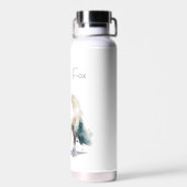 美しい極狐カスタマイズ可能 ウォーターボトル (背面)