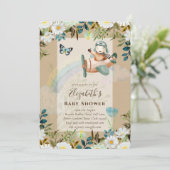 美しい楽しいパイロットベイビーボーイズシャワー招待状 招待状 (スタンド正面)