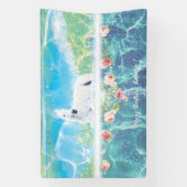 美しい楽園の夢の中のユニコーン オーダーメイド 横断幕 (縦)