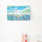 美しい楽園の夢の中のユニコーン オーダーメイド 横断幕 (インサイチュ)