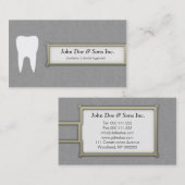 美しい歯科医/歯科衛生士の名刺 名刺 (正面/裏面)