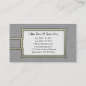 美しい歯科医/歯科衛生士の名刺 名刺 (裏面)