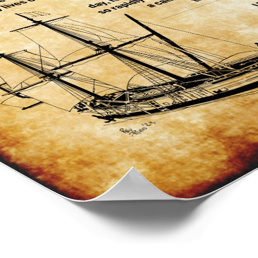 美しい歴史的素晴らしレイクスシクラックスプリント ポスター (角)