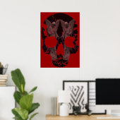 美しい死 ポスター (ホームオフィス)