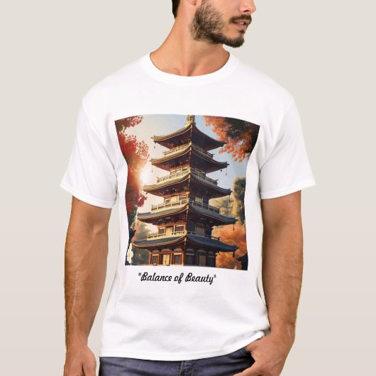 「美しい残高」 Tシャツ (正面)