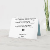 美しい残 カード (裏面)