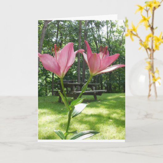 美しい母の日のカード カード (黄色い花)