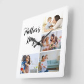 美しい母の日のギフトウォールクロック スクエア壁時計 (傾斜)