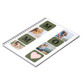 美しい母の日のギフトスパイラル写真ノート ノートブック (左側)