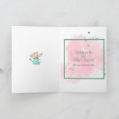 美しい母の日のグリーティングカード カード (内部)