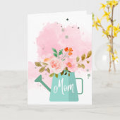 美しい母の日のグリーティングカード カード (黄色い花)