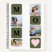 美しい母の日のプレゼント スパイラル ノートブック (正面)