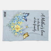 美しい母の日の母の愛 キッチンタオル (横)