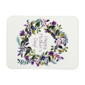 美しい母の日マグネット紫の花 マグネット (横)