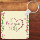 美しい母の日 キーホルダー (裏面)