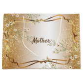 美しい母の日 – パーソナライズ ラージペーパーバッグ (正面)