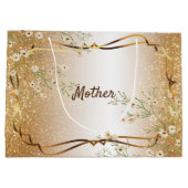 美しい母の日 – パーソナライズ ラージペーパーバッグ (裏面)