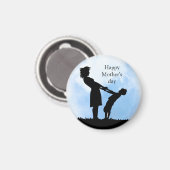 美しい母の日 マグネット (正面/裏面)