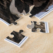 美しい母（ワシ） ジグソーパズル (側面)