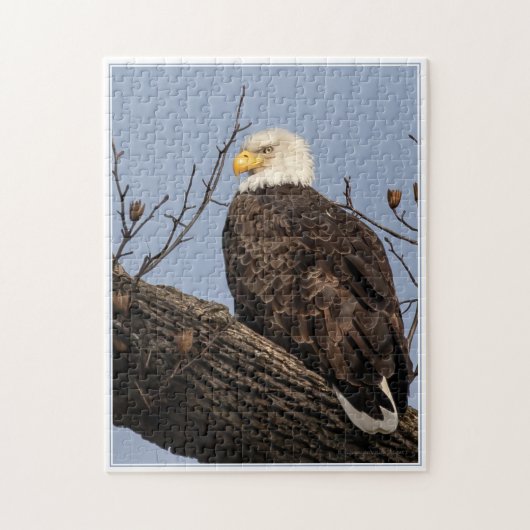 美しい母（ワシ） ジグソーパズル (縦)