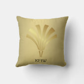 美しい民族女性の枕 クッション (裏面)