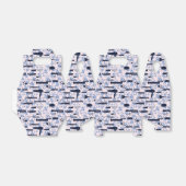 美しい気にブルーバラパターン フェイバーボックス (折り畳みなし)