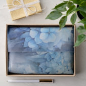 美しい水の色あじさいデコパージュ 薄葉紙 (ギフト)