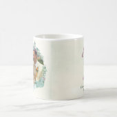 美しい水の色とメリー結婚したクリスマス コーヒーマグカップ (中央)