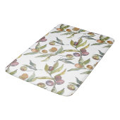 美しい水の色のオリイタリアンブパターン白 バスマット (アングル)