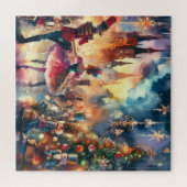 美しい水の色のナツクラッカー ジグソーパズル (横)