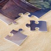 美しい水の色のフローラ貯蔵所 ジグソーパズル (側面)