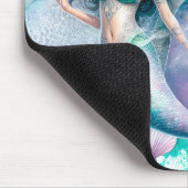 美しい水の色の人魚 マウスパッド (コーナー)