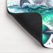 美しい水の色の人魚 マウスパッド (コーナー)