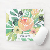 美しい水の色の光る金ゴールドスターラベンダー マウスパッド (マウス)