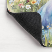 美しい水の色の妖精で牧草地 マウスパッド (コーナー)