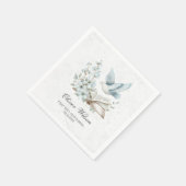 美しい水の色の最初の聖餐式 スタンダードカクテルナプキン (角)