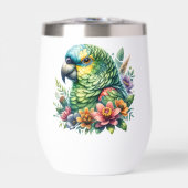 美しい水の色アマゾンパーソナライズされたオウム (正面)