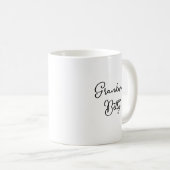 美しい水の色アマゾンパーソナライズされたオウム コーヒーマグカップ (正面右)