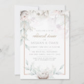 美しい水の色アラバスター牡丹 招待状 (正面)